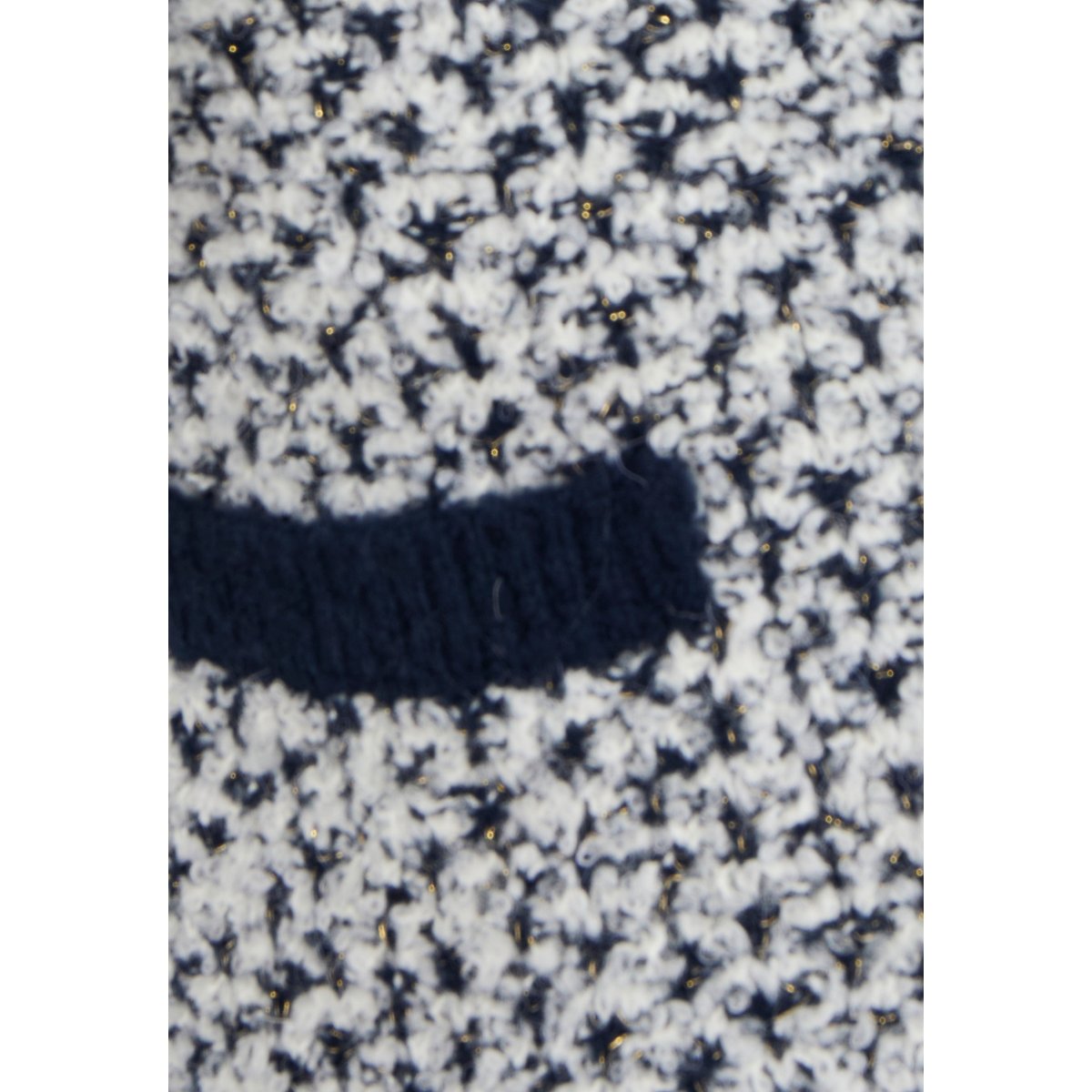 Cardigan maille jacquard bleu marine, DAMART