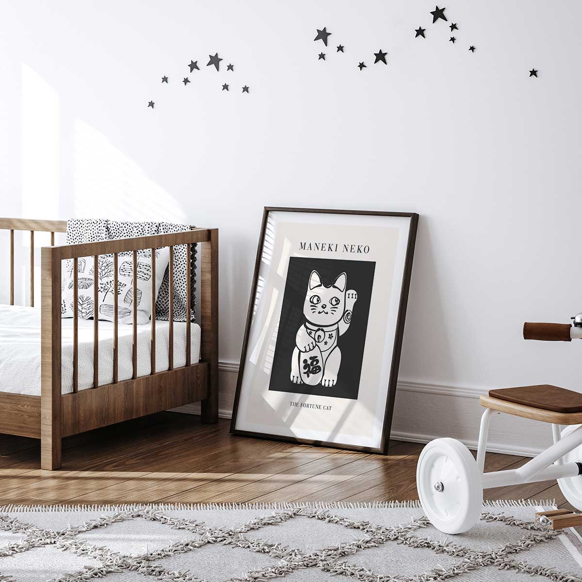Affiche enfant manekineko affiche seule, HEXOA