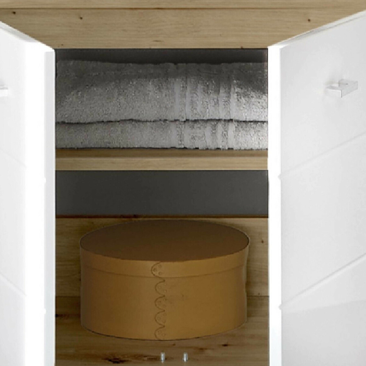 Luma Under Sink Cabinet white/natural, SO'HOME