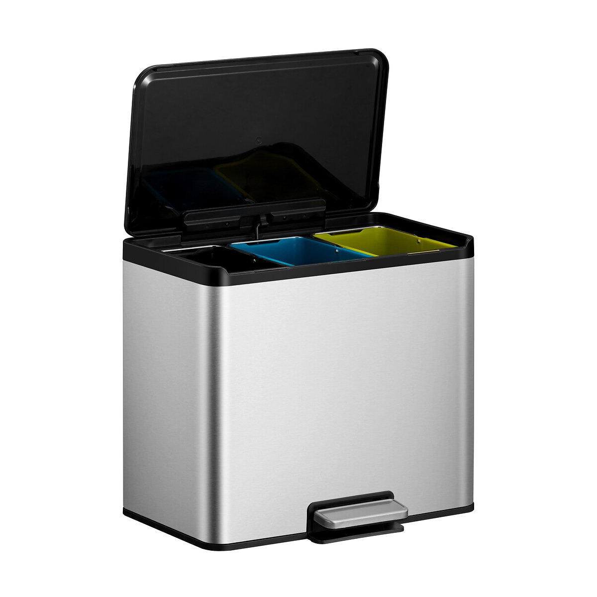 Balde de Pedal Essential 9+9+9L, EKO inox mate, EKO