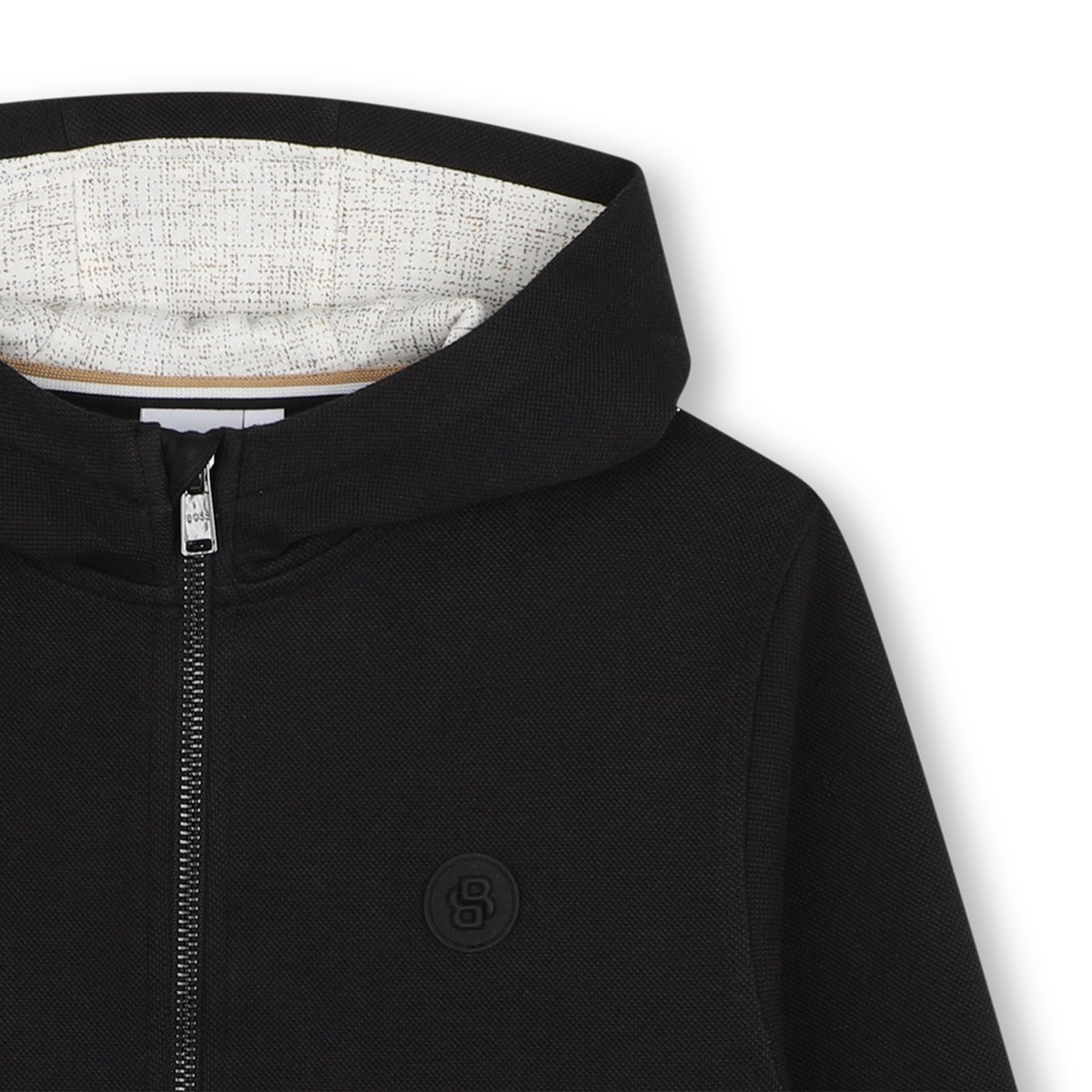 Cardigan de jogging black, BOSS KIDSWEAR