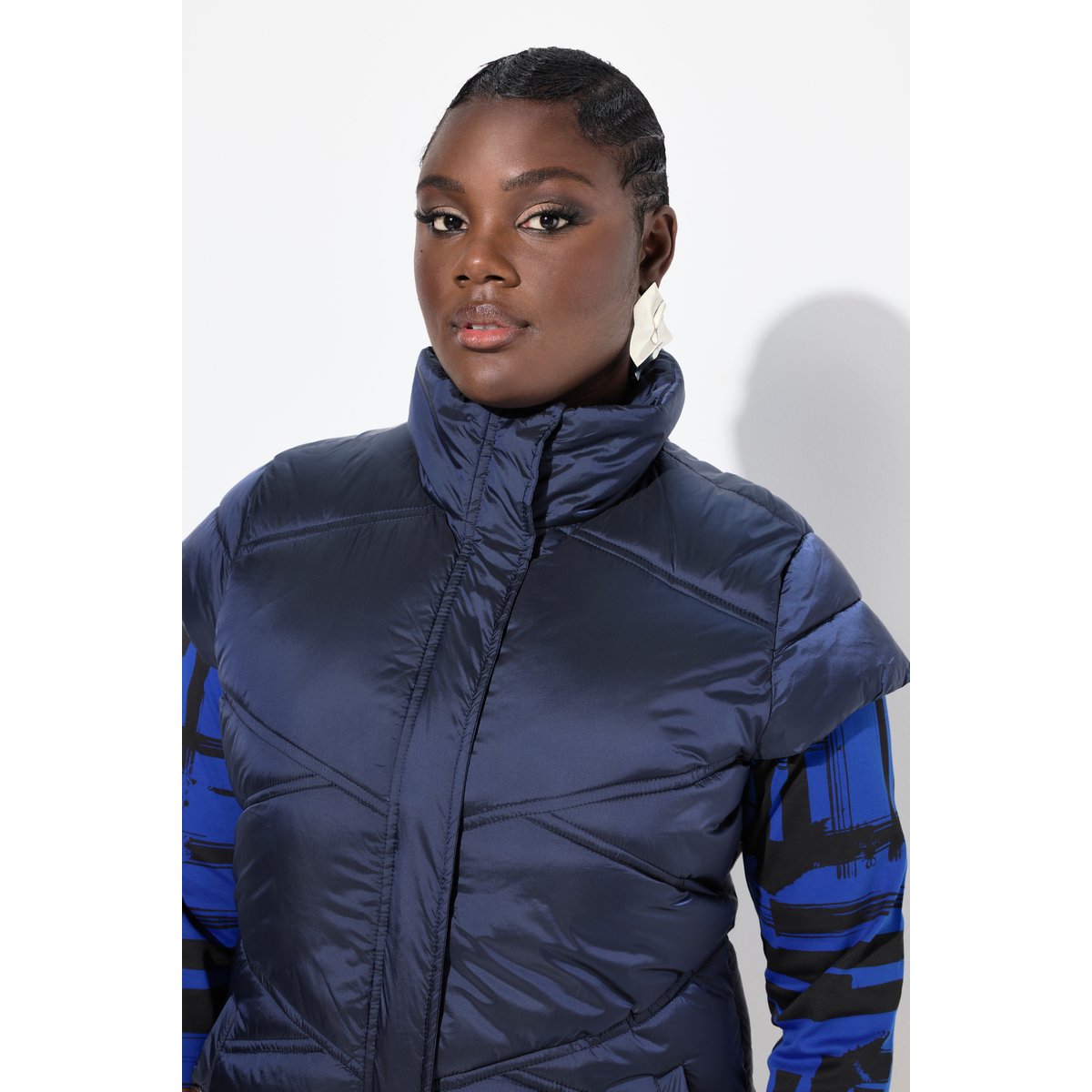 Veste matelassée déperlante marine, ULLA POPKEN
