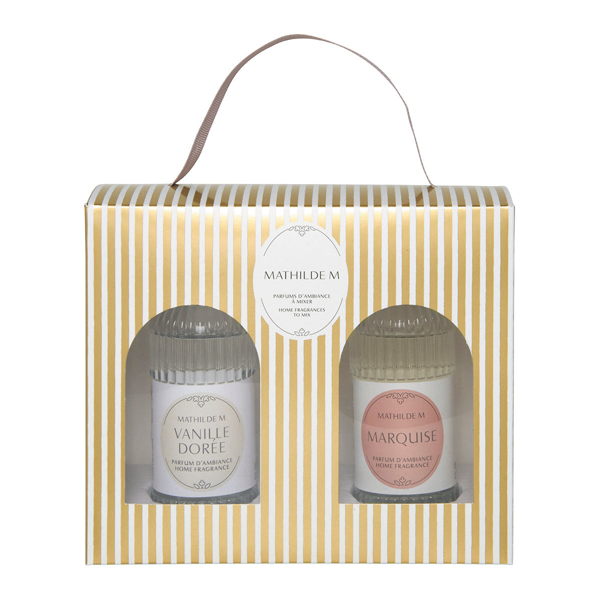 Coffret de parfums Marquise Vanille Dorée jaune, MATHILDE M