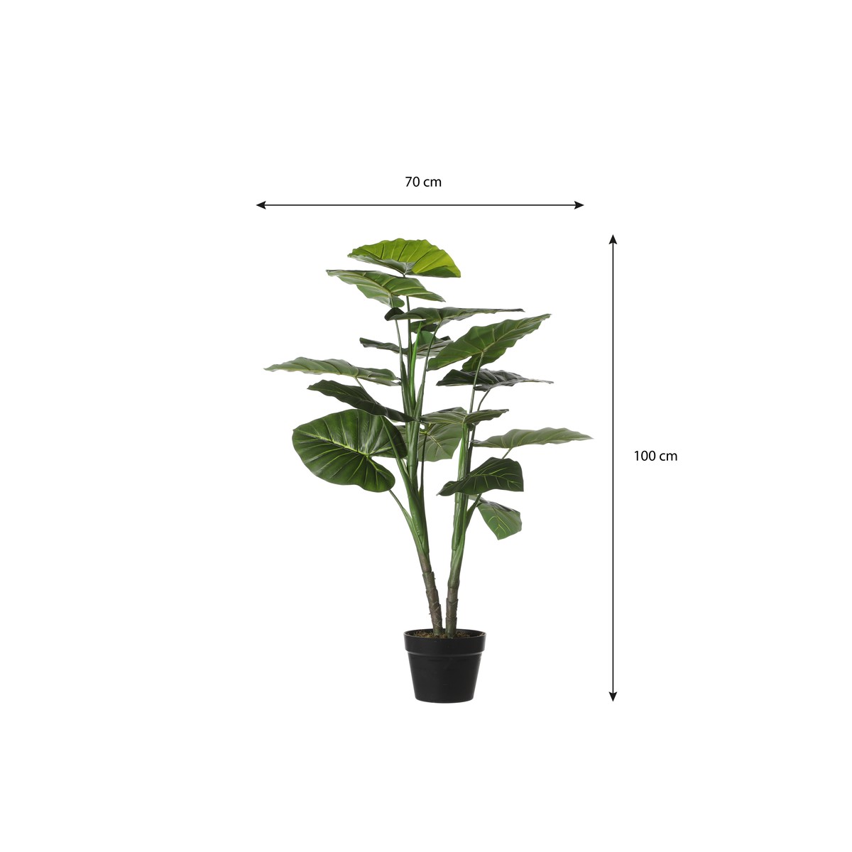 Plante artificielle TARO vert, MICA DECORATIONS