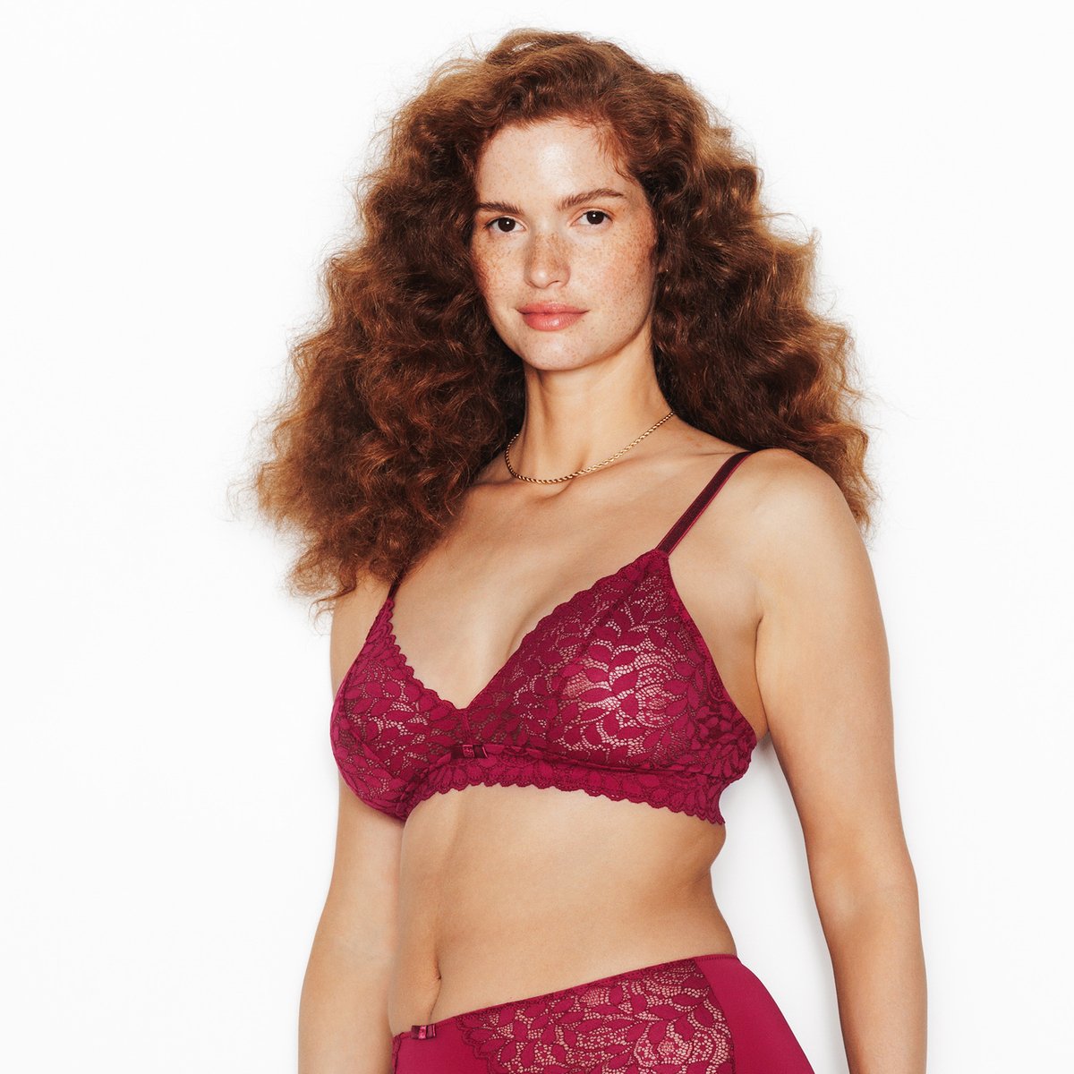 Soutien-gorge sans armature ISADORA bordeaux, ROUGEGORGE LINGERIE