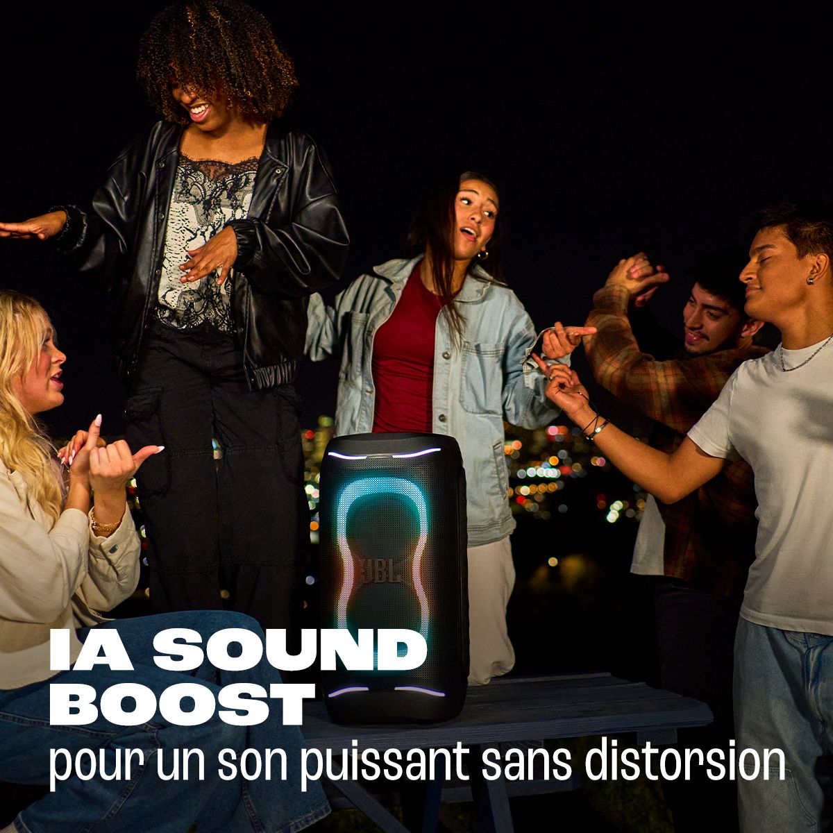 Enceinte sono Partybox 130 Noir couleur unique, JBL