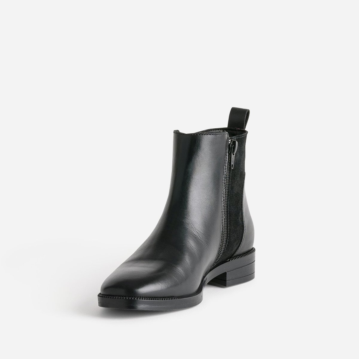 Boots en cuir AXELI noir, ERAM