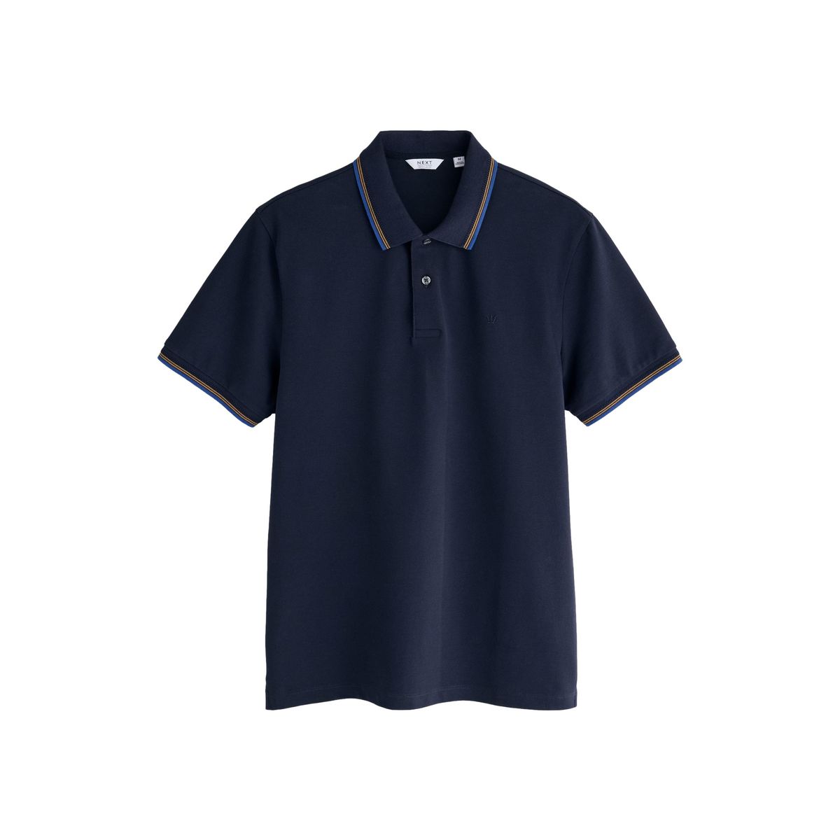 Polo manches courtes à liserés bleu marine, NEXT