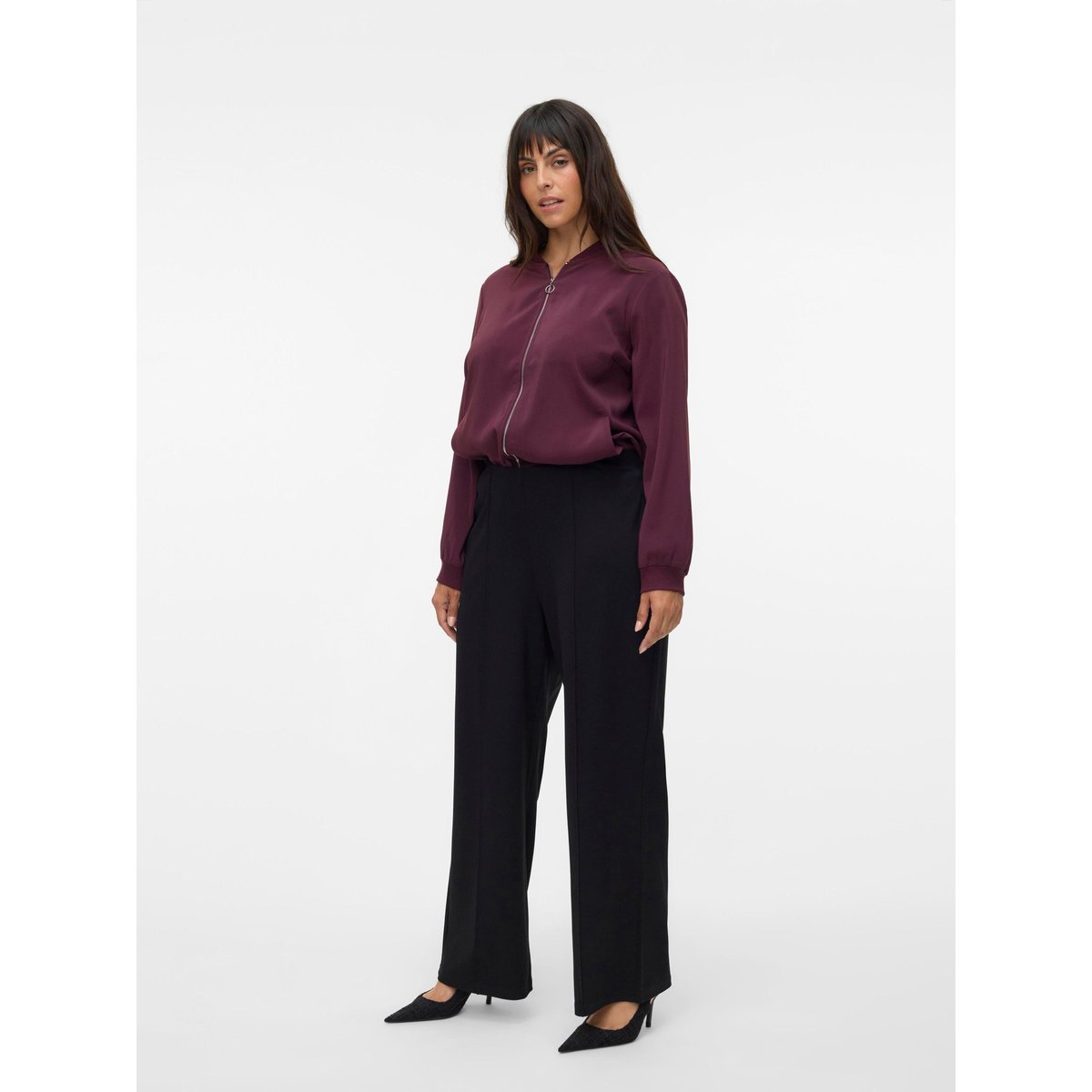 Pantalon À Jambe Large noire - black, VERO MODA