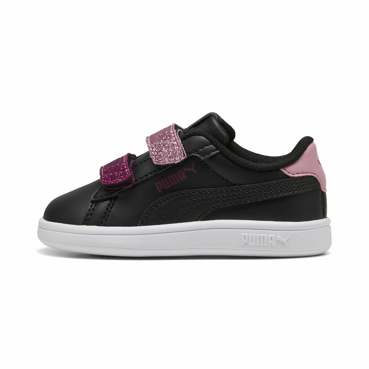Baskets Smash 3.0 Glitter noir/rose, PUMA