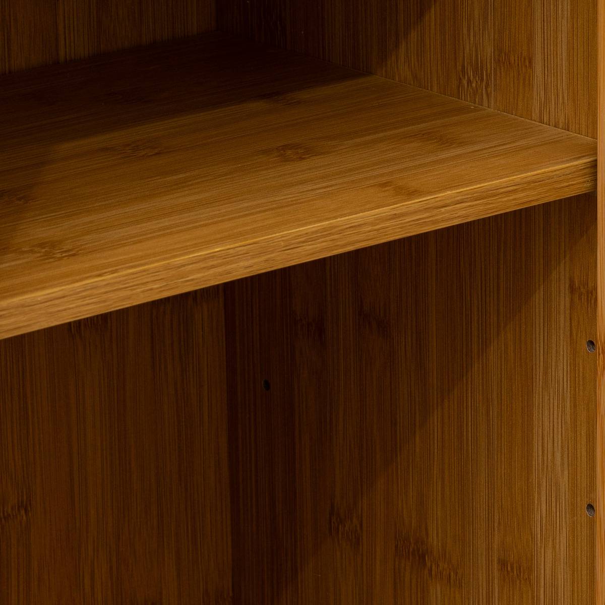 Meuble colonne 1 porte SICELA marron, 5FIVE SIMPLY SMART