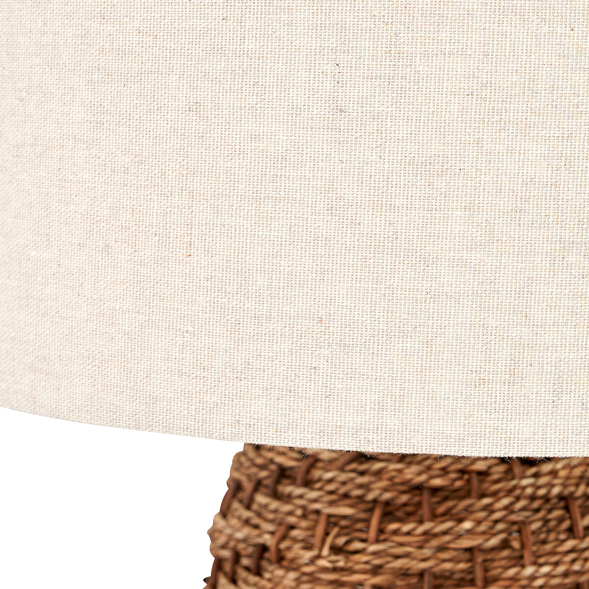 Adrian Woven Seagrass Floor Lamp brown , SO'HOME