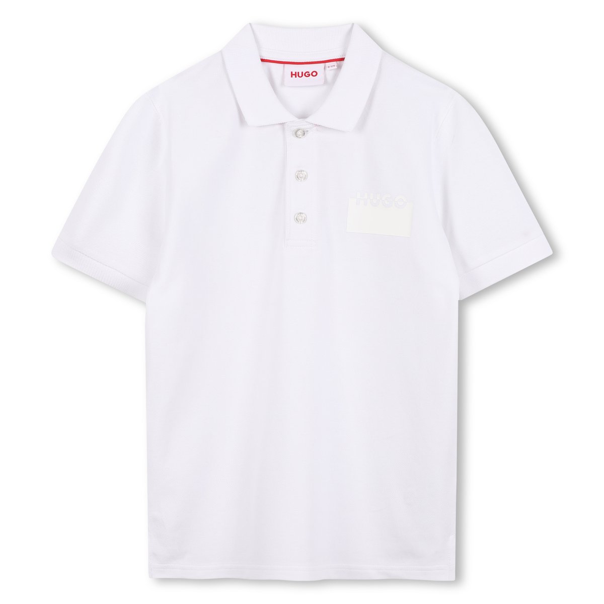 Polo à manches courtes blanc, HUGO KIDSWEAR