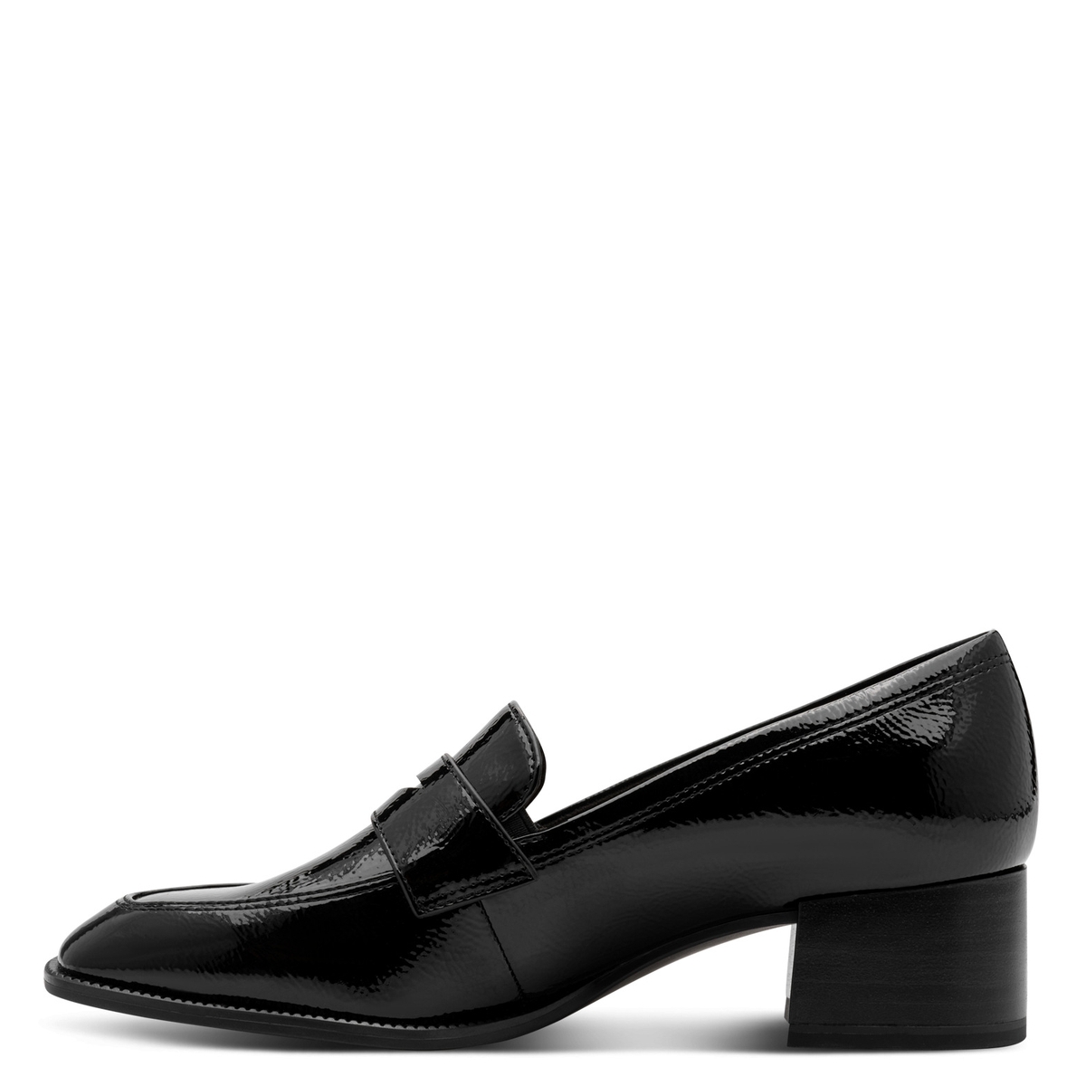 Trotteur talon bloc noir, TAMARIS