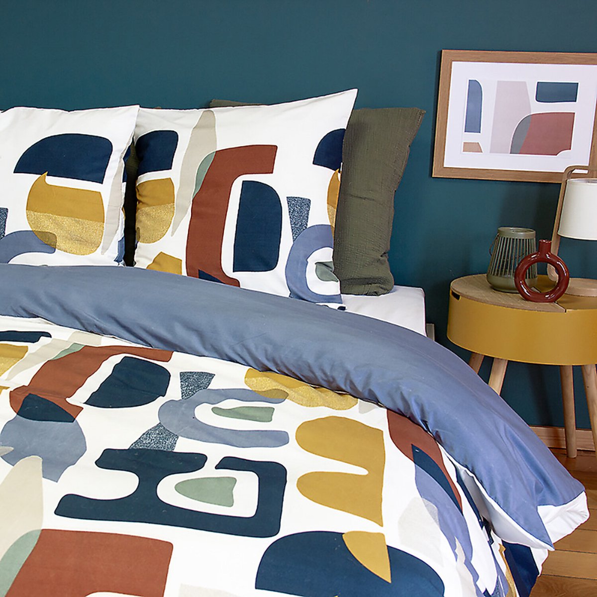 Parure housse de couette en microfibre imprimée, Kille imprime, C DESIGN HOME TEXTILE