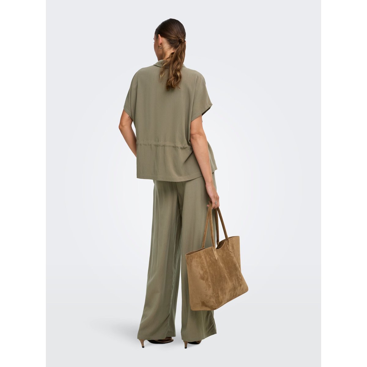 Chemise marron - shitake, JDY