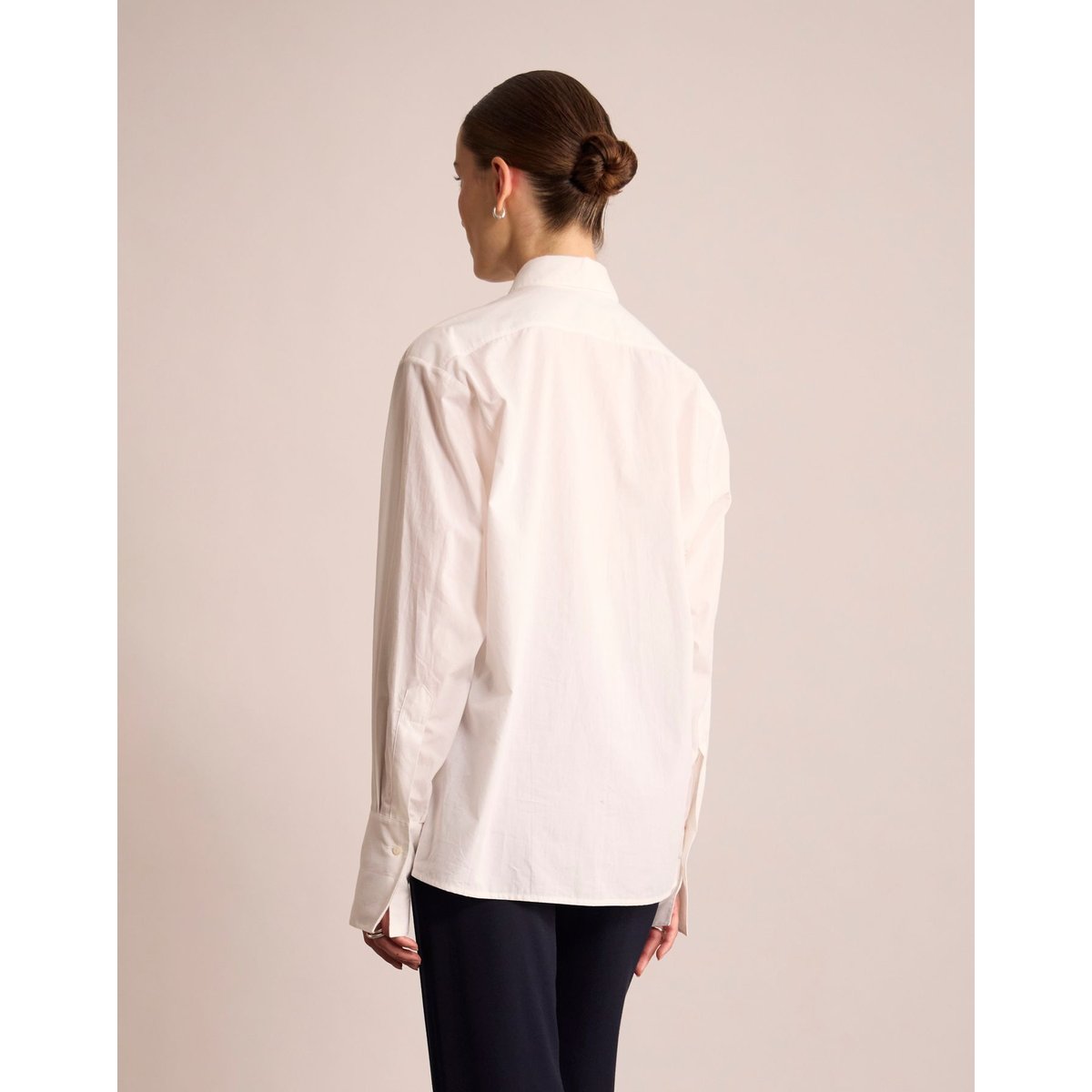 Chemise Ortiz en coton blanc white, INES DE LA FRESSANGE PARIS