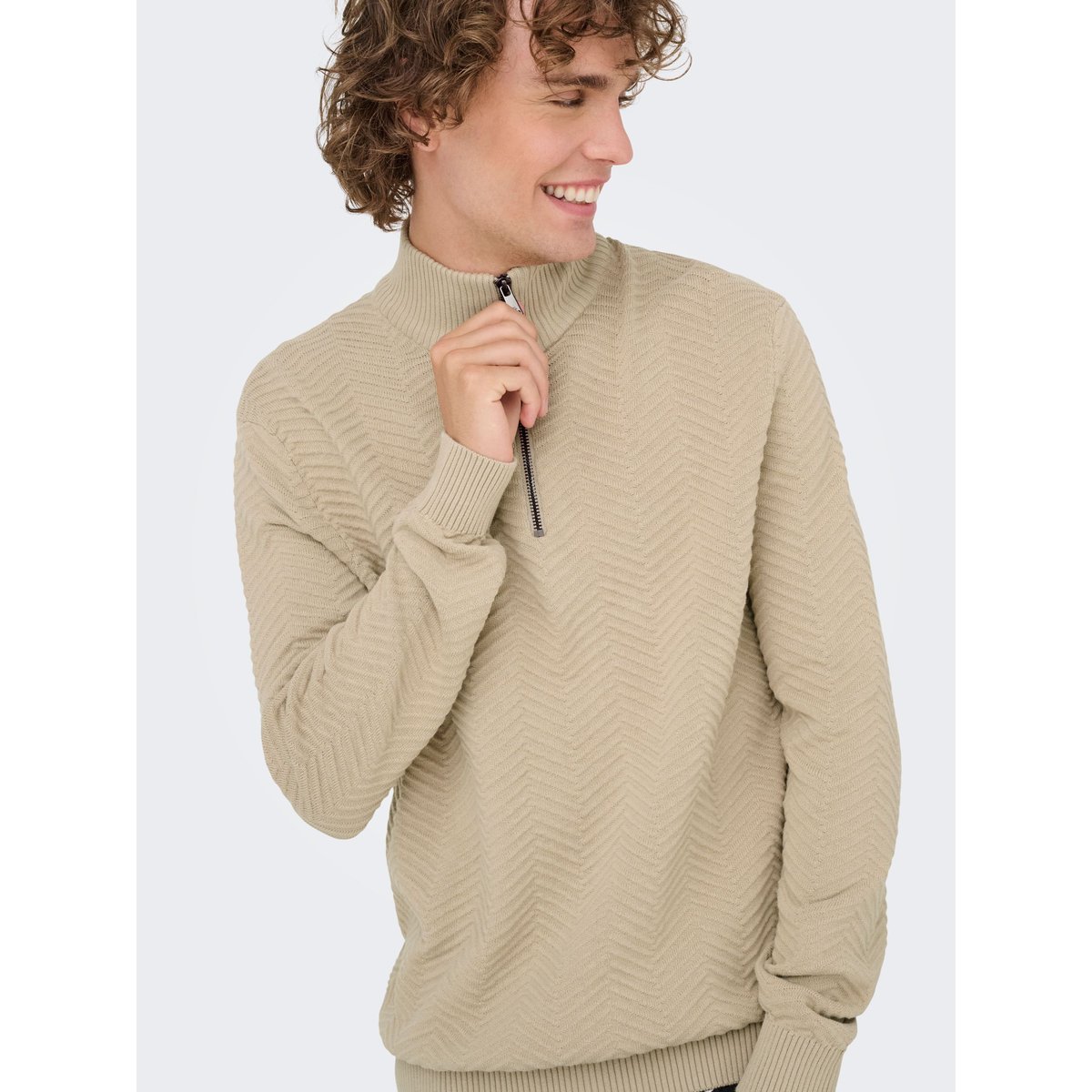 Pull En Maille silver lining, ONLY & SONS
