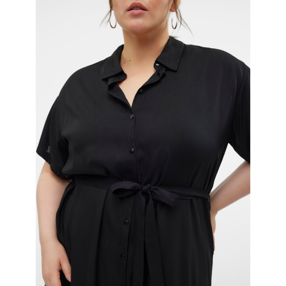 Robe Chemise noire - black, VERO MODA