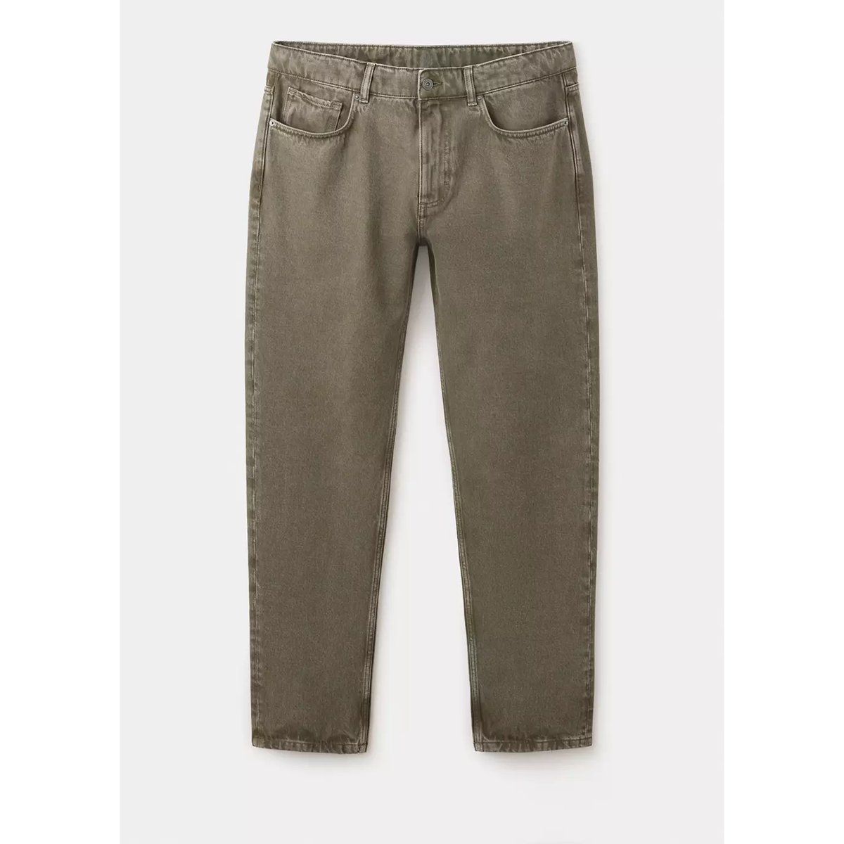 Jean Bob regular-fit kaki, MANGO MAN