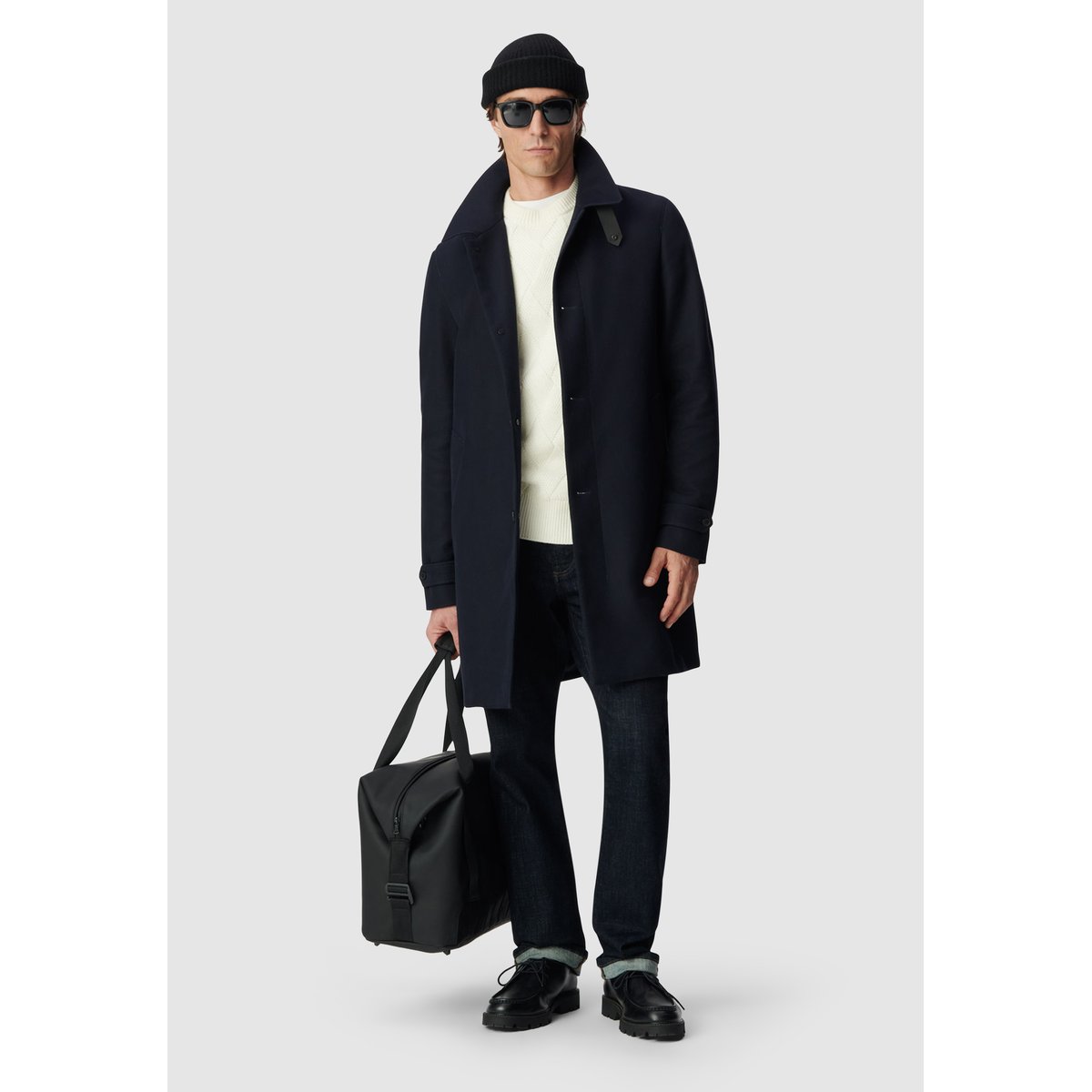 Trench avec parementure amovible bleu marine, IKKS