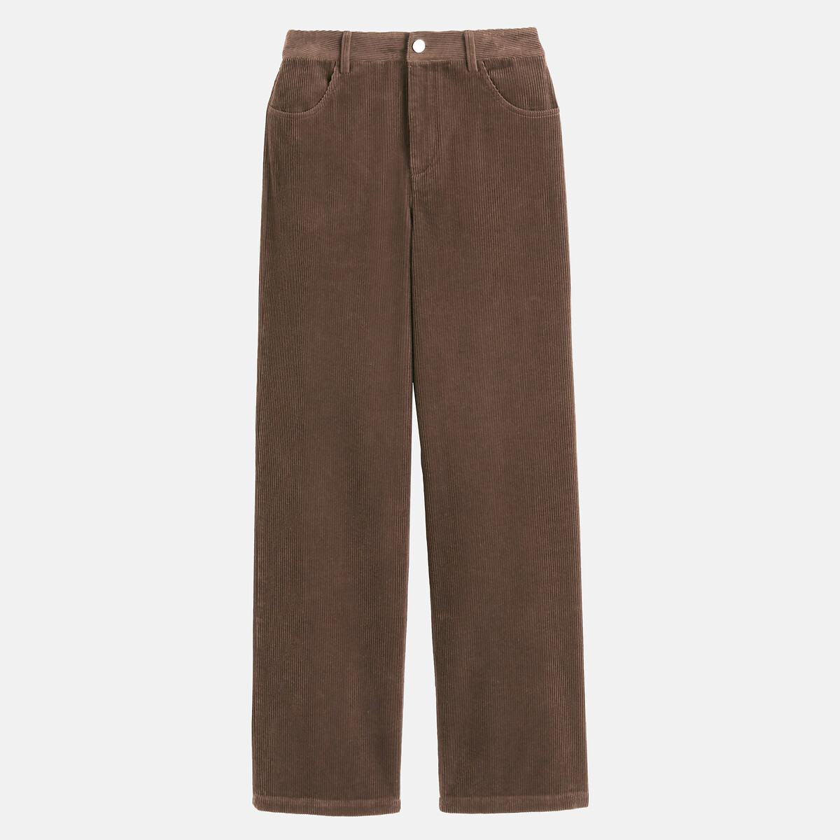 Corduroy Wide Leg Trousers brown, LA REDOUTE COLLECTIONS