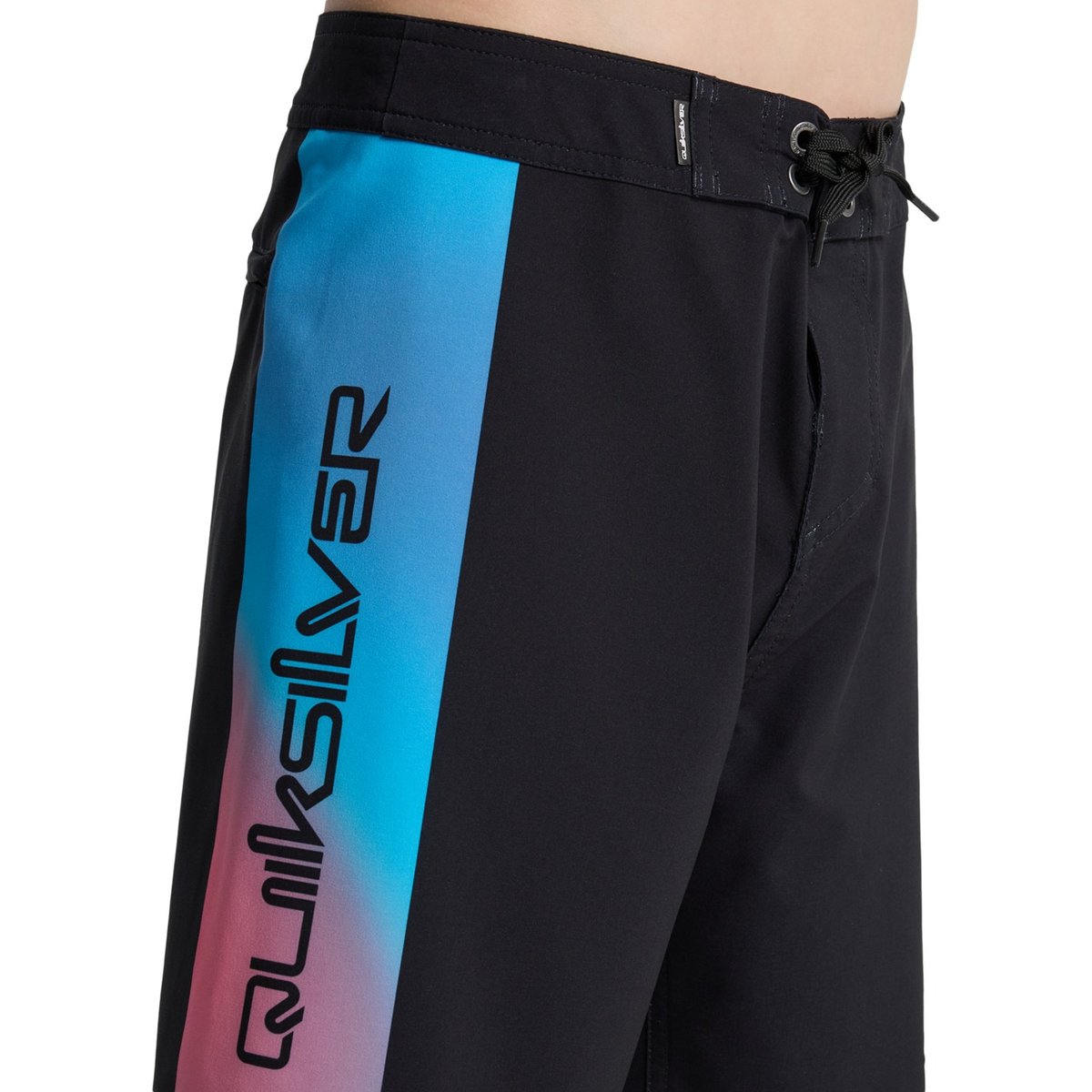 Boardshort SURFSILK HOLMES 17" noir black holmes, QUIKSILVER