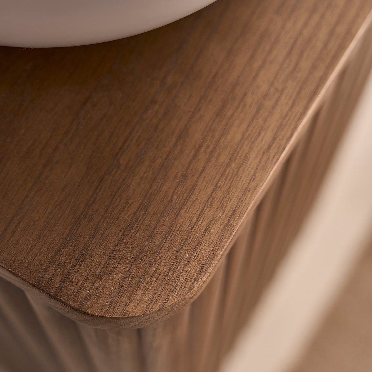 Lave main en bois massif 40 cm TRINIDAD marron, BERAH GETAH