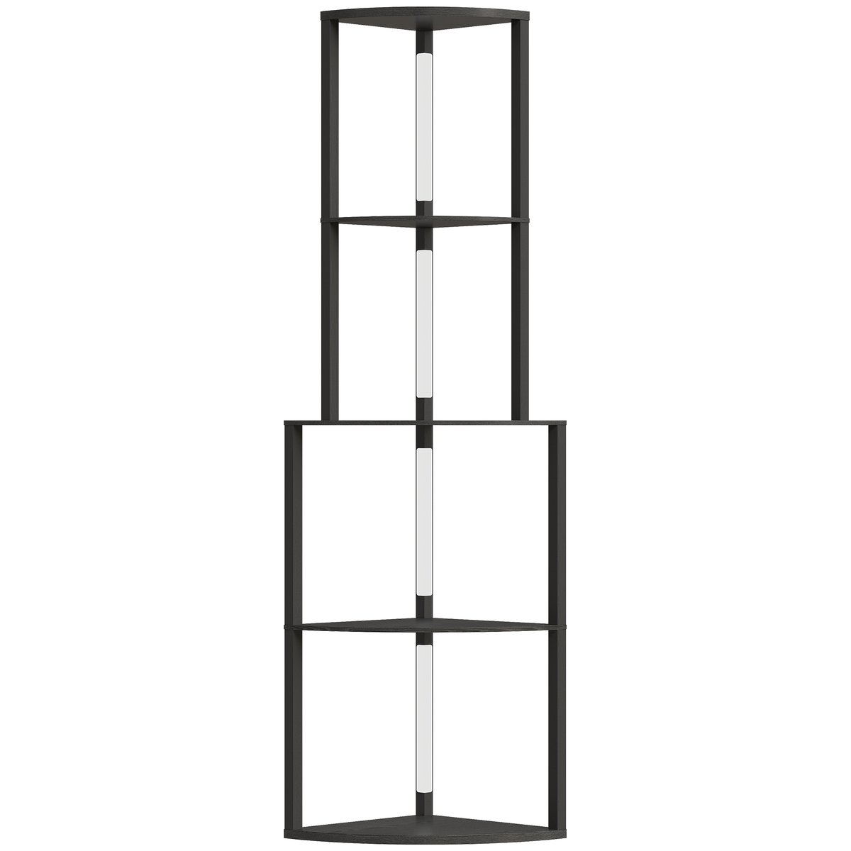 Lampadaire MDF Noir noir, HOMCOM