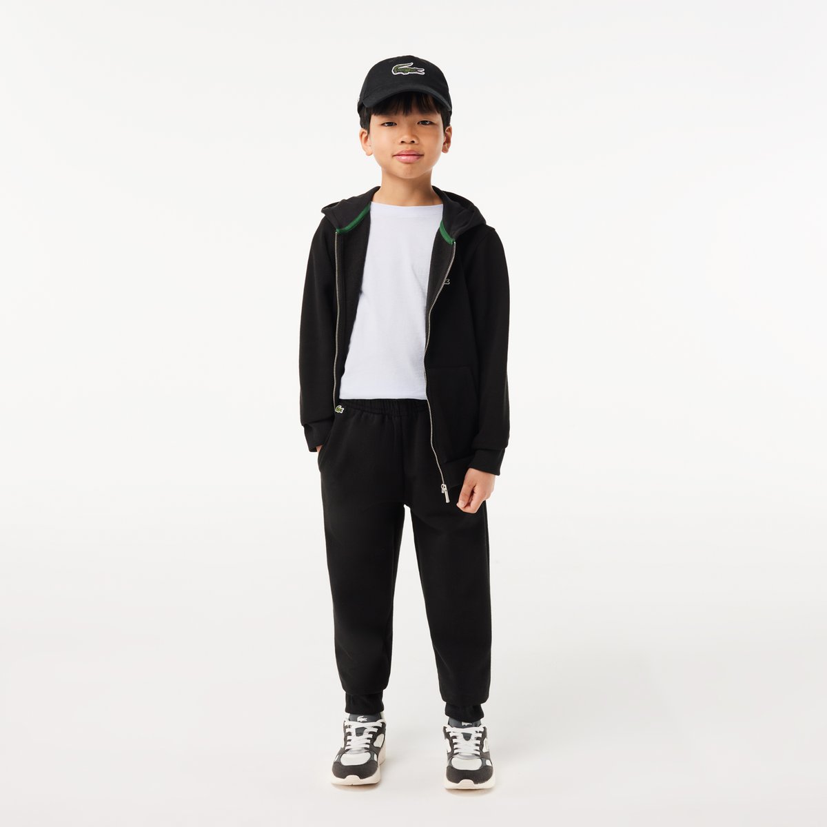 Pantalon de survêtement molleton noir-031, LACOSTE