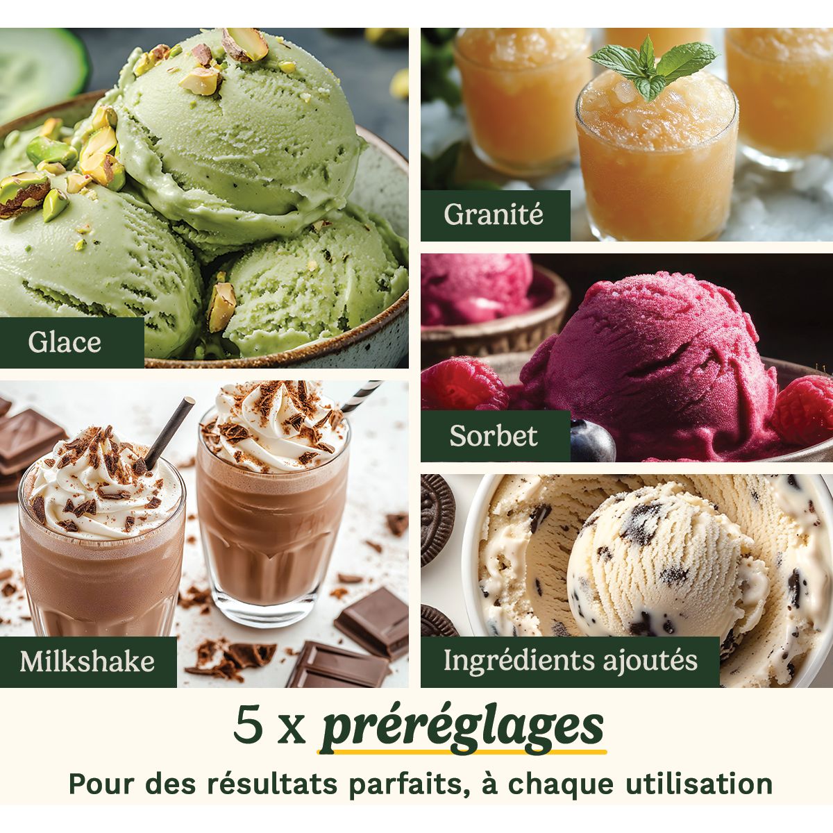Sorbetière Freeze Wand ICEFD10E couleur unique, CUISINART