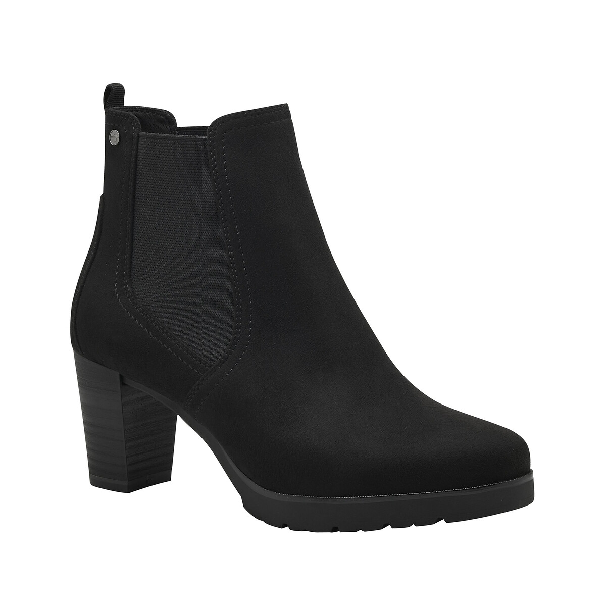 Heeled Chelsea Boots black, TAMARIS