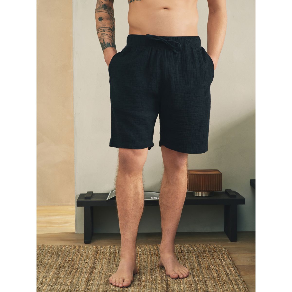 Short en étamine, lot de 3 naturel, NEXT