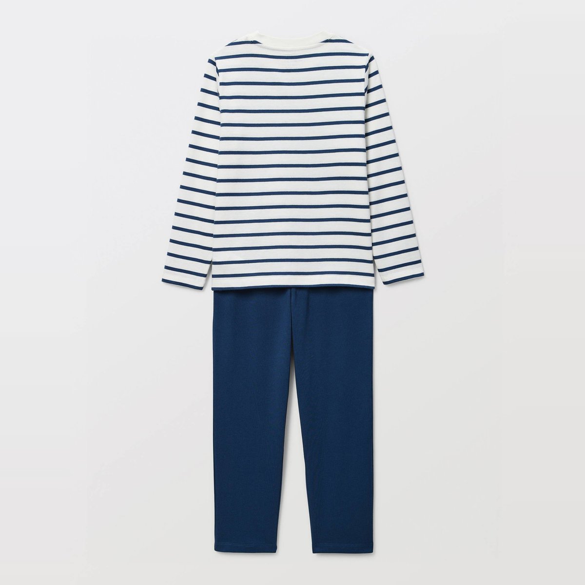 Pyjama manches longues imprimé en coton bio GOTS minuit, MONOPRIX