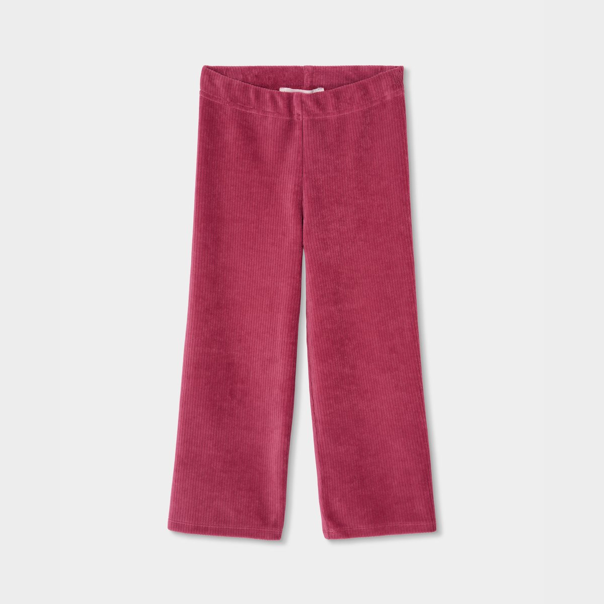 Pantalon en velours cotelé fille grenat, BOBOLI