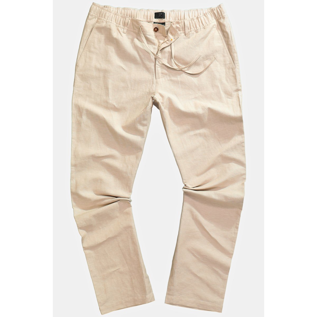 Pantalon Kos en lin mélangé gris de sable, JP1880