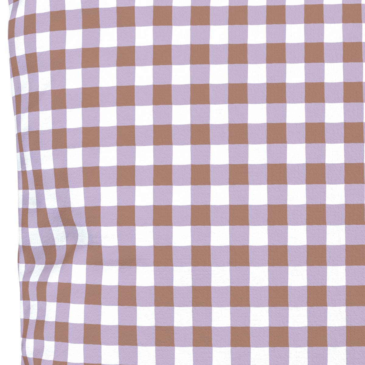 Housse de coussin extérieur, motif vichy, LISETTE lila, VENT DE BOHÈME