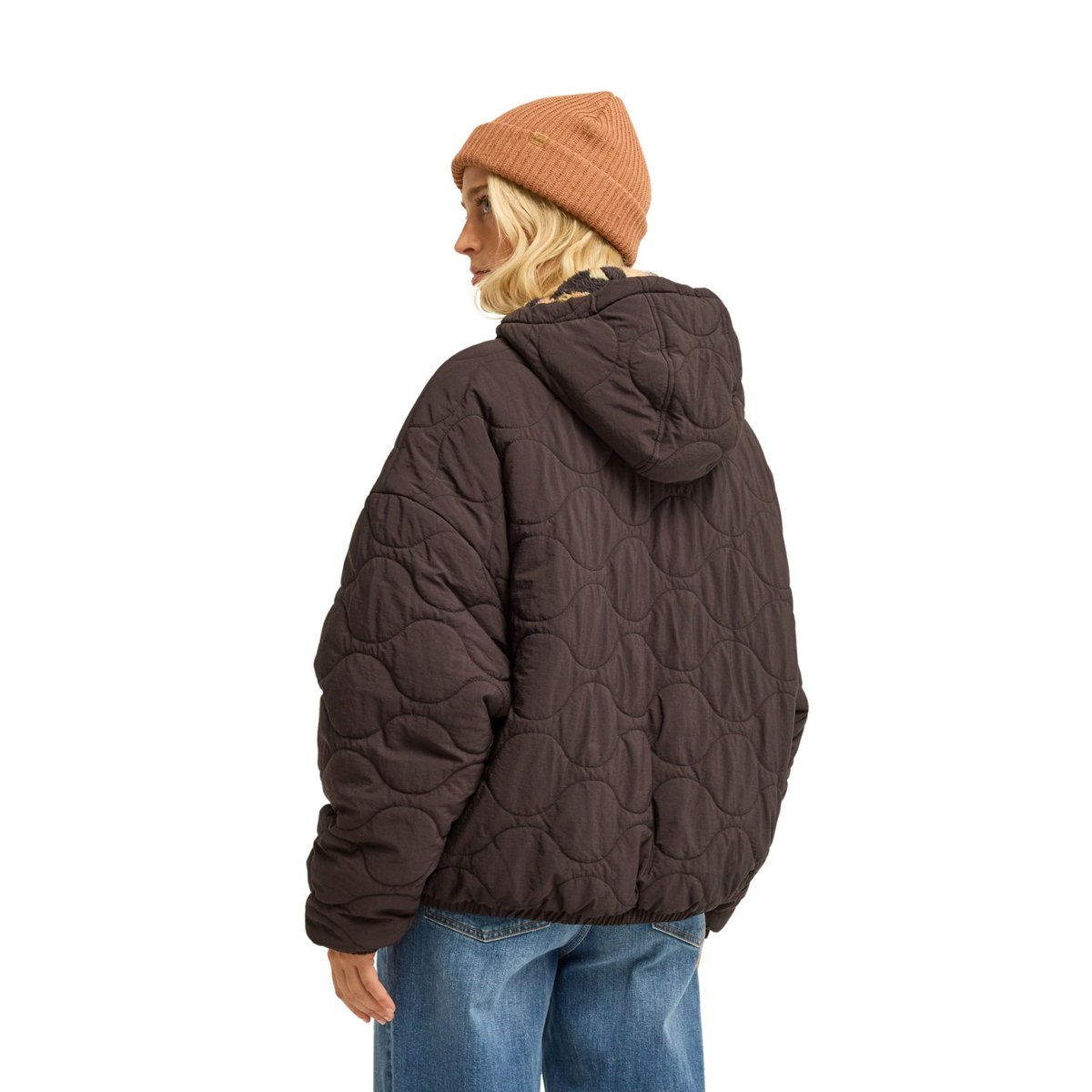 Doudoune à capuche FALL CAMPER noir black pebble, BILLABONG