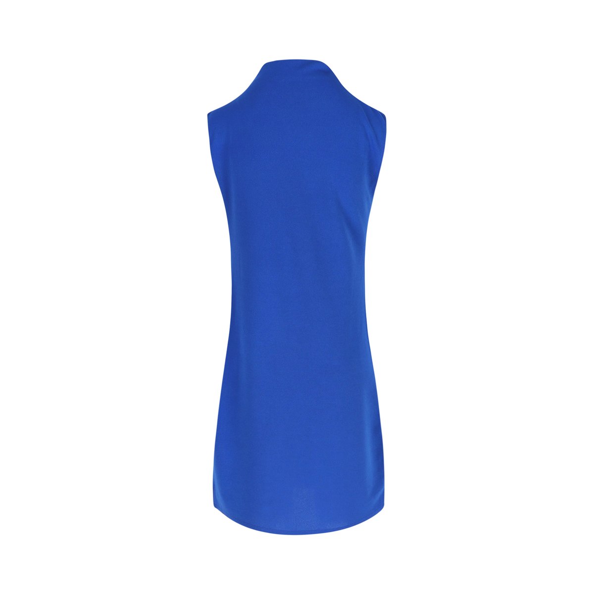 Robe droite en tissu scuba bleu, LOLALIZA