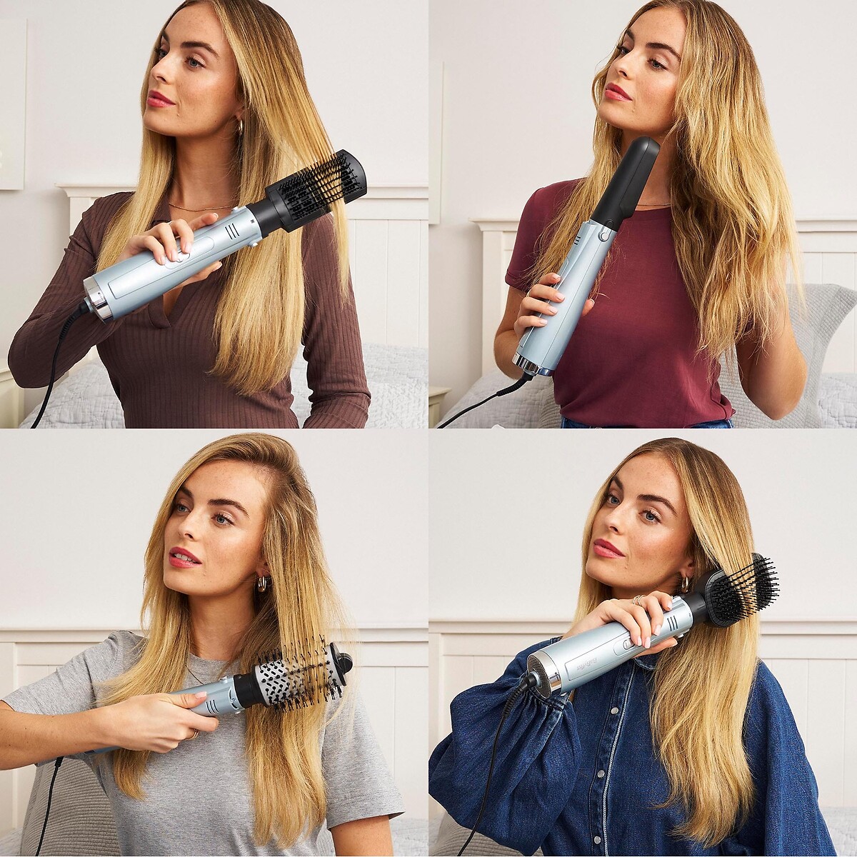 Brosse soufflante multi styles hydro fusion bleu glacier, BABYLISS