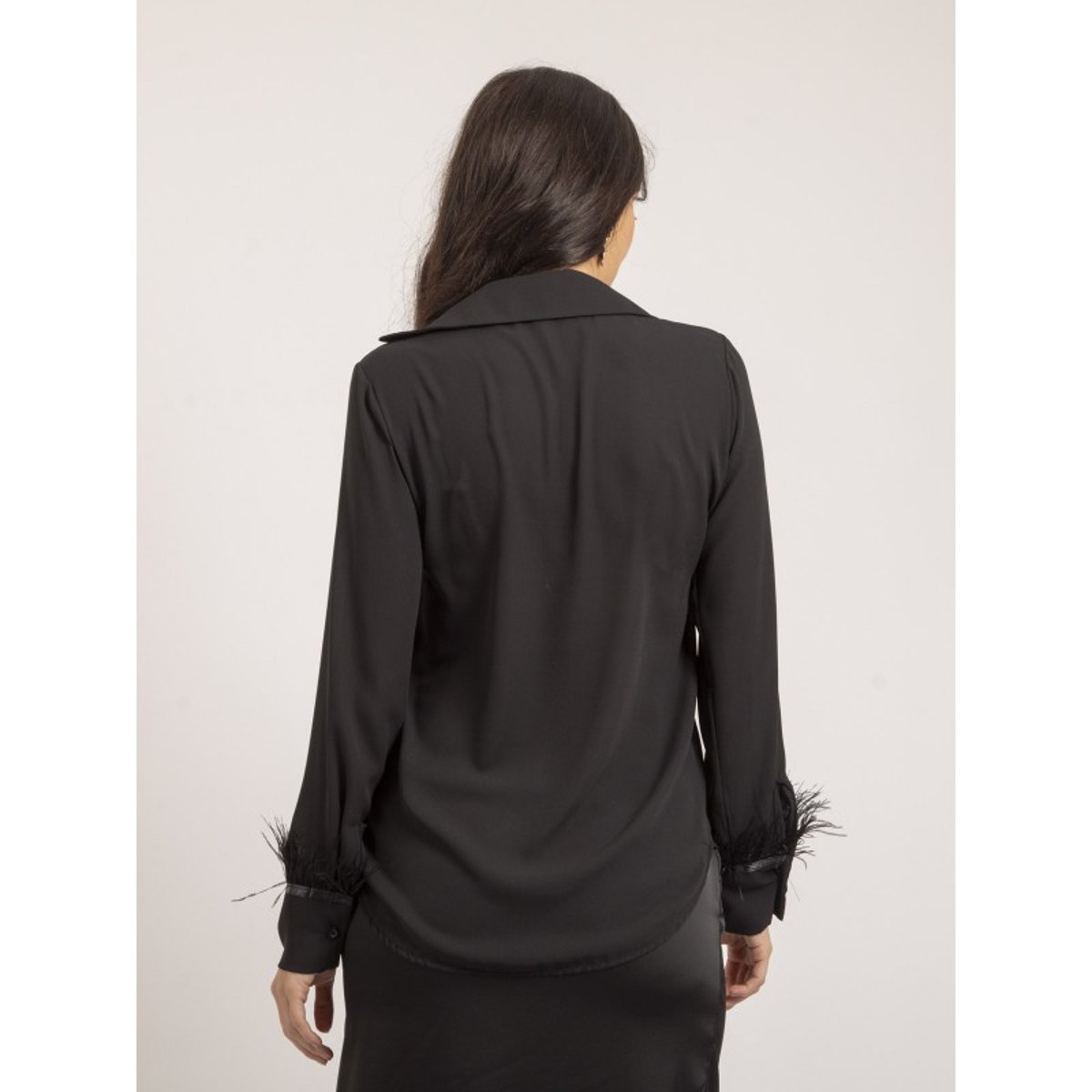 Chemise Oriande noir, DONA LISA