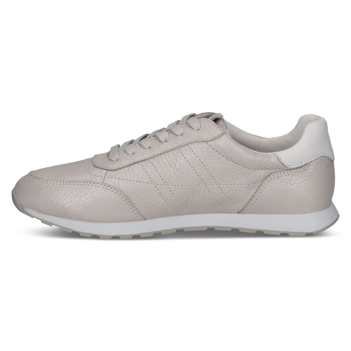 Basket en cuir blanc ecru reptile, CAPRICE