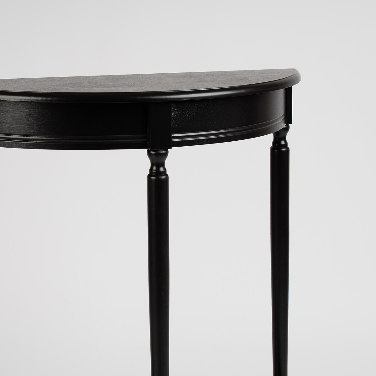 Amira Half Moon Side Table black, SO'HOME