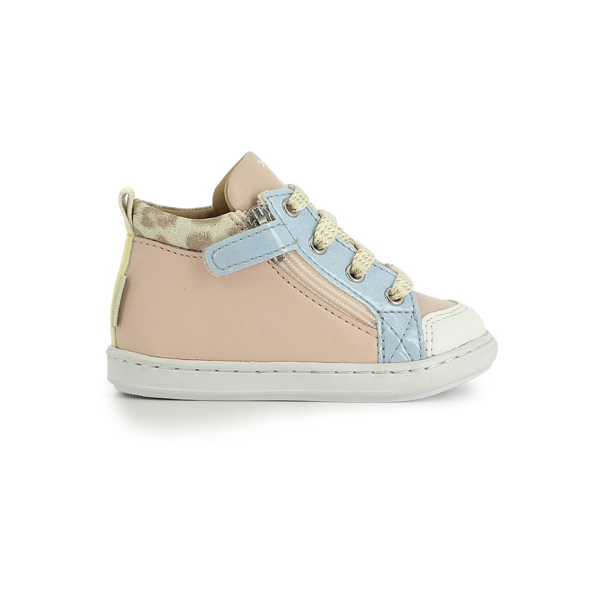 Baskets à zip BOUBA BI ZIP rose bleu, SHOO POM