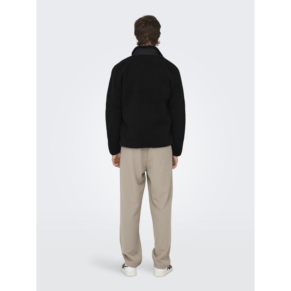 Manteau En Peluche black, ONLY & SONS