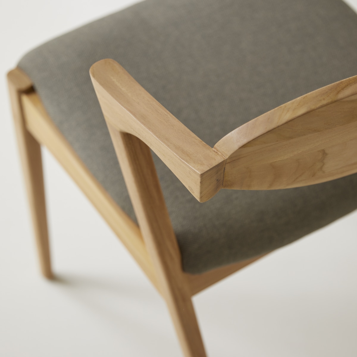 Chaise en Teck massif, GUIDO naturel, TIKAMOON