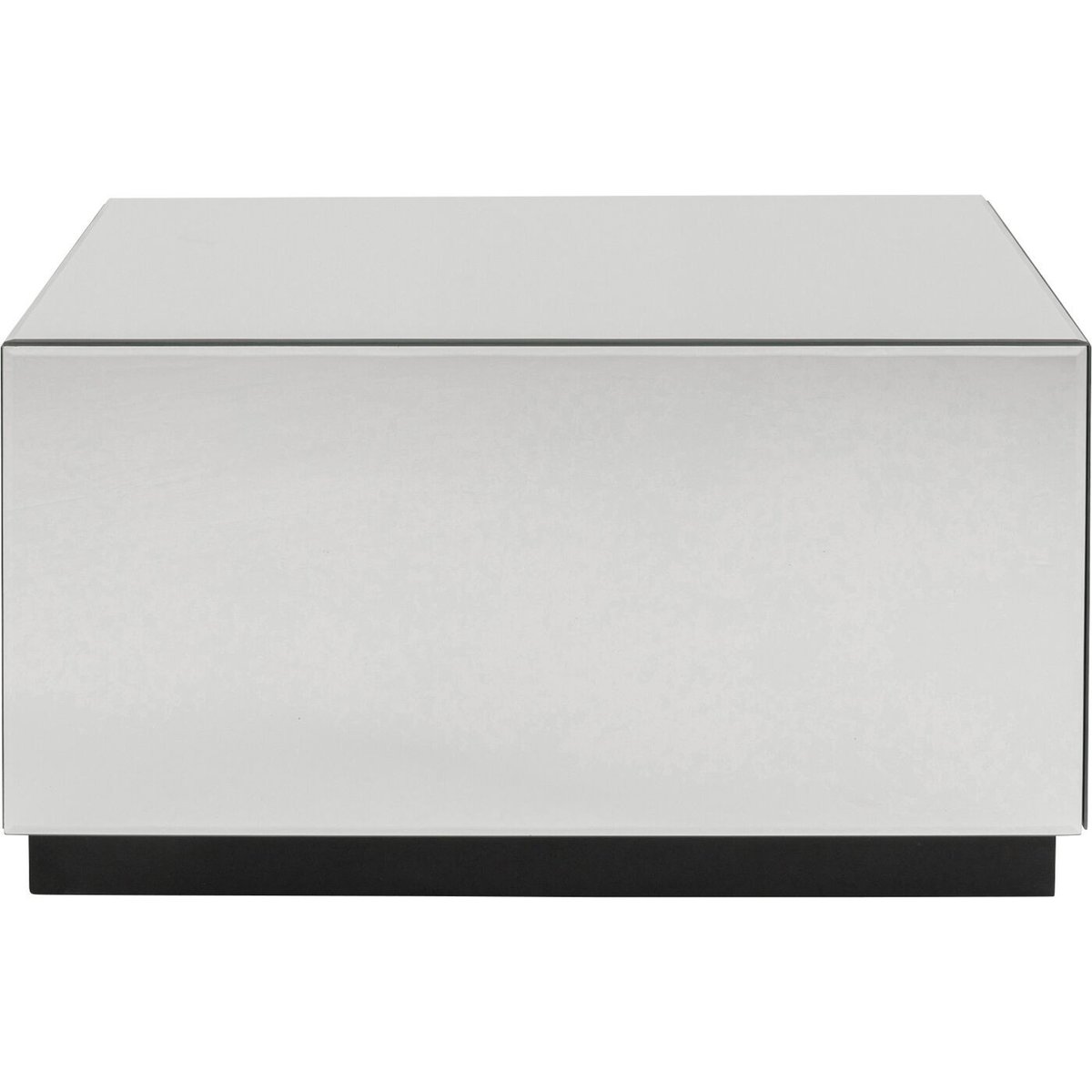 Table basse à tiroirs en verre miroir, LUXURY argent, KARE DESIGN