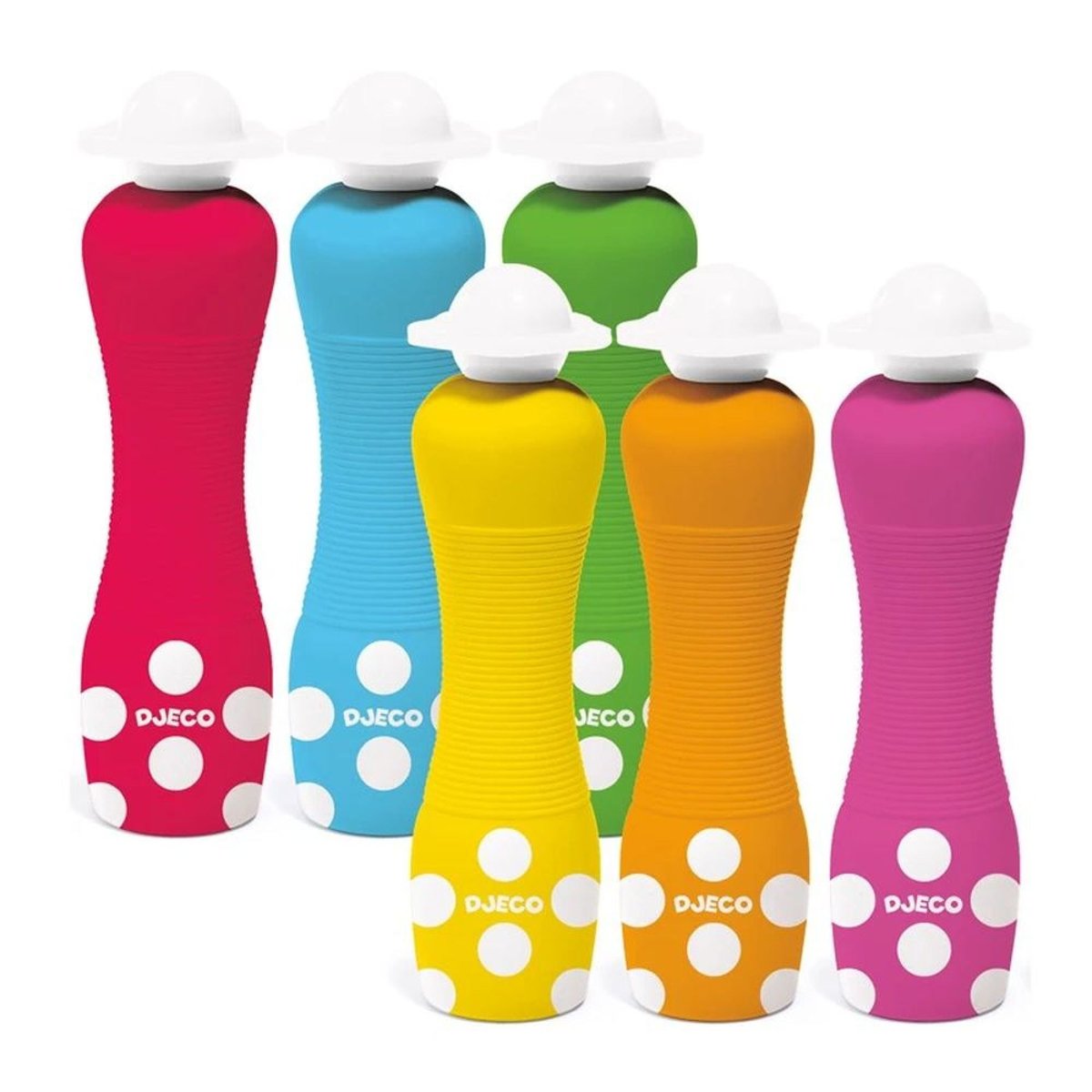 6 feutres marqueurs mousse pour enfant multicolore, DJECO