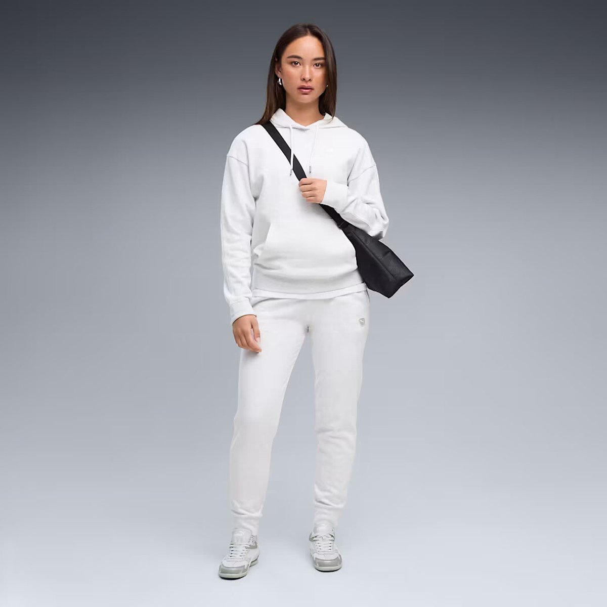 Sudadera con capucha ESSENTIALS ELEVATED blanco, PUMA