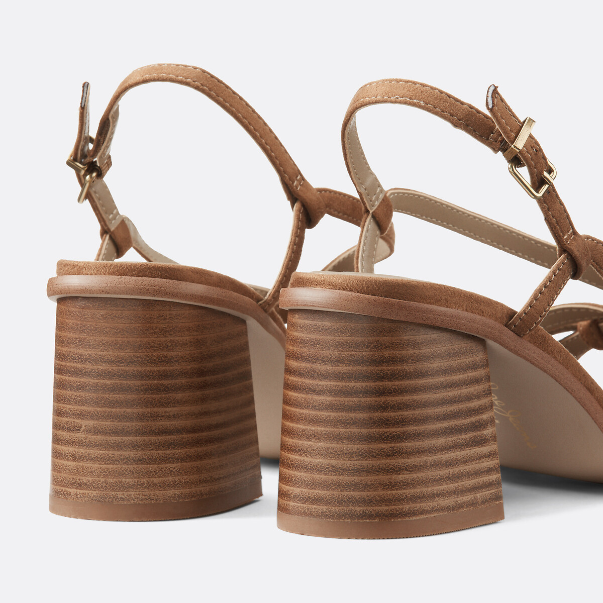 Zowi Heeled Sandals camel, PEPE JEANS